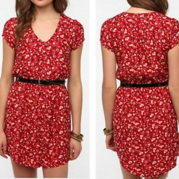 Urban Outfitters Dresses & Skirts - Kimchi Blue Silky Sabrina Shirtdress